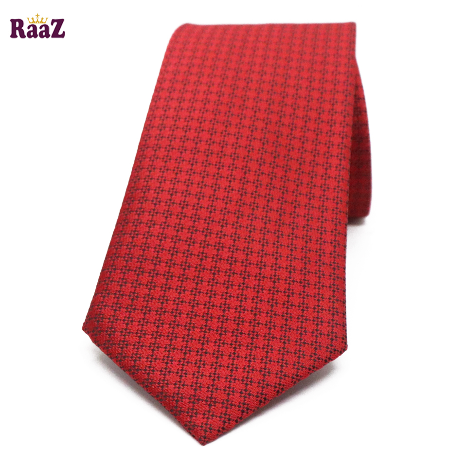 Picture of Red Dot Small Square Dot Tie For Men