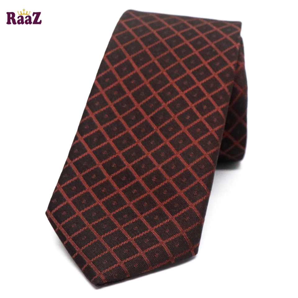 Picture of Deep Coffee Stripe Necktie For Men