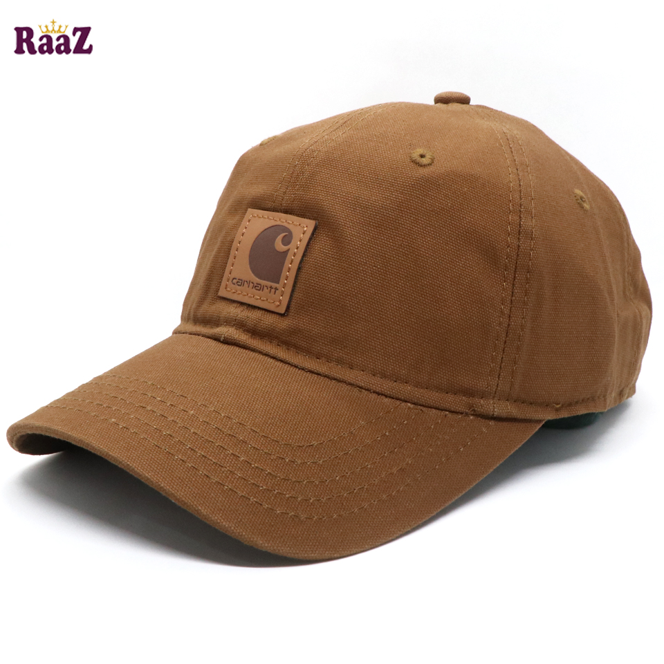 Picture of Brown Brand Leather Logo Export Quality Baseball Cap