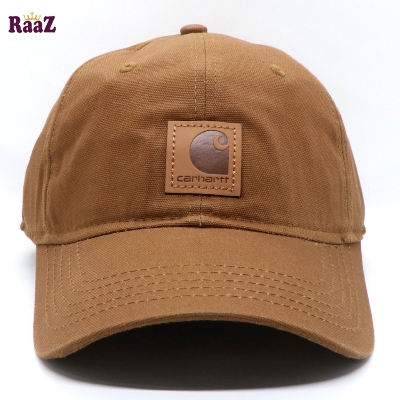 Picture of Brown Brand Leather Logo Export Quality Baseball Cap