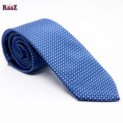 Picture of Blue Small Dot Design Tie For Men