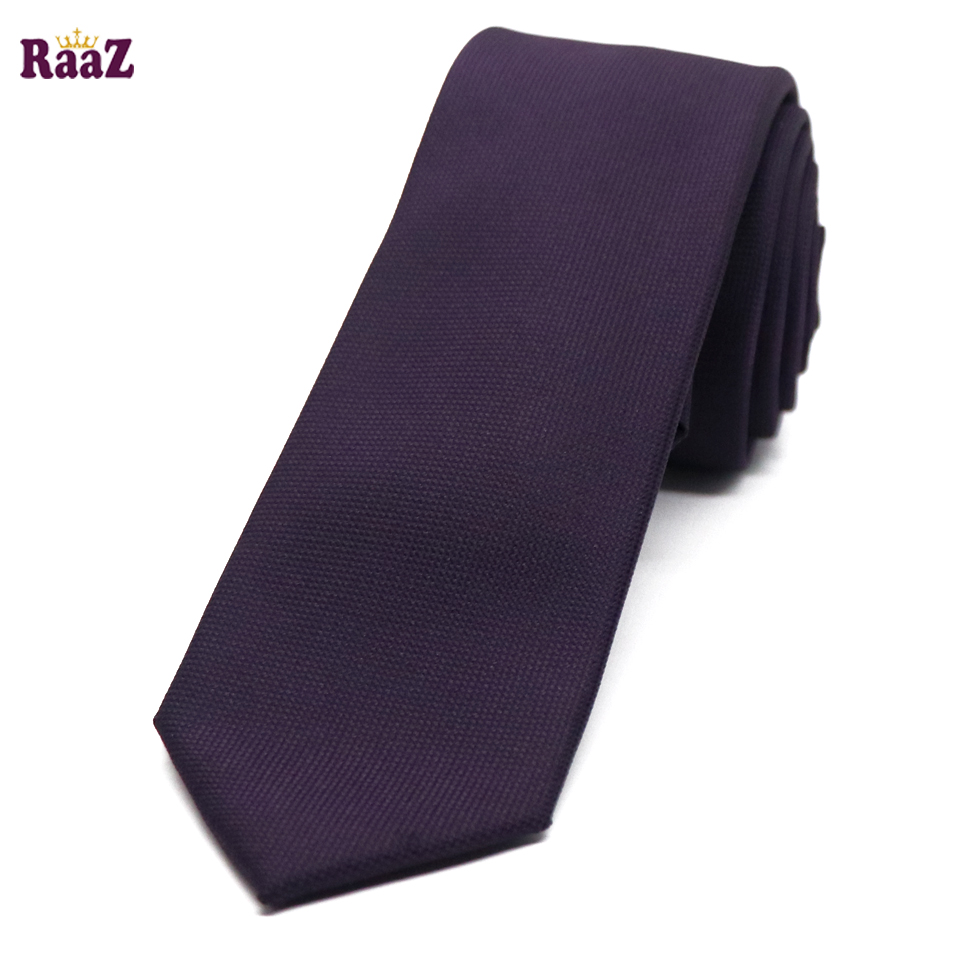 Picture of Purple Premium Solid Color Tie For Men