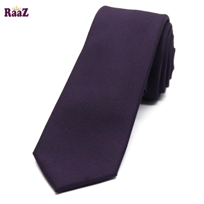 Picture of Purple Premium Solid Color Tie For Men