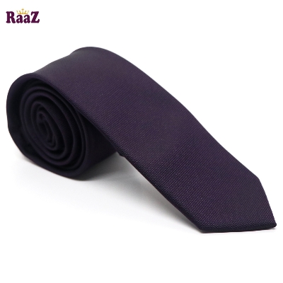 Picture of Purple Premium Solid Color Tie For Men
