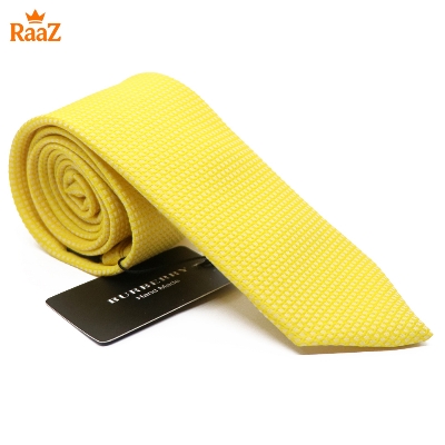 Picture of Yellow Premium Embroidered Nobility Classic Weave Tie For Men