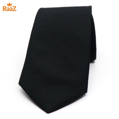 Picture of Black Midnight Check Stripe Elegance Tie For Men