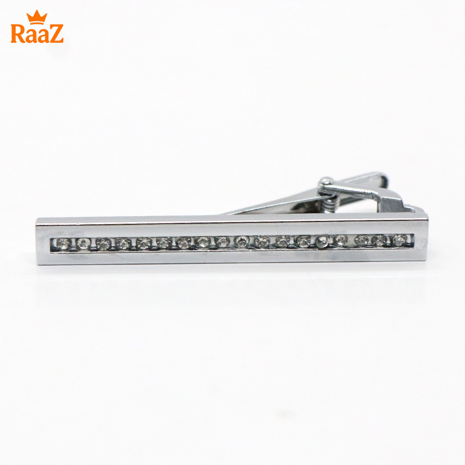 Picture of Silver Noble Edge Elite Crafted Tie Clip for Men