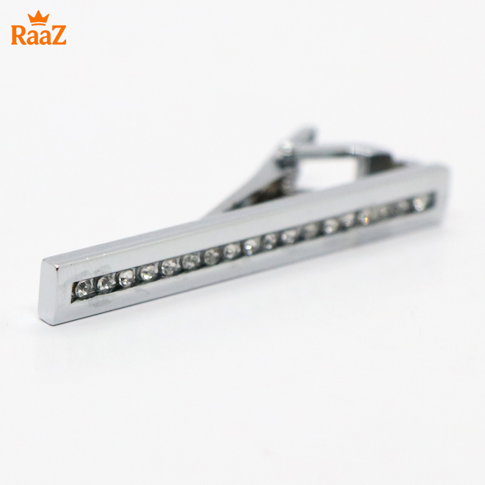 Picture of Silver Noble Edge Elite Crafted Tie Clip for Men