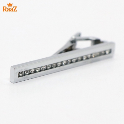 Picture of Silver Noble Edge Elite Crafted Tie Clip for Men