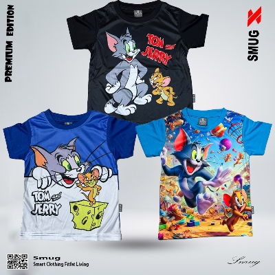 Picture of SMUG Kids Premium T-Shirt Soft and Comfortable Fabric- 3 pis Combo