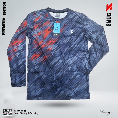 Picture of SMUG Premium Full Sleeve Sport T-Shirt for Men - Fabric Is Soft and Comfortable-Grey