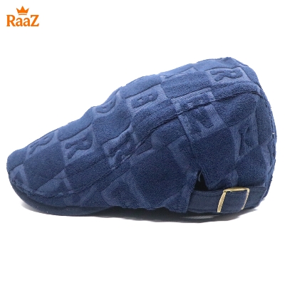 Picture of Blue Wool Men’s Outdoor Adjustable Driving Cap – Vintage Style Duckbill Hat