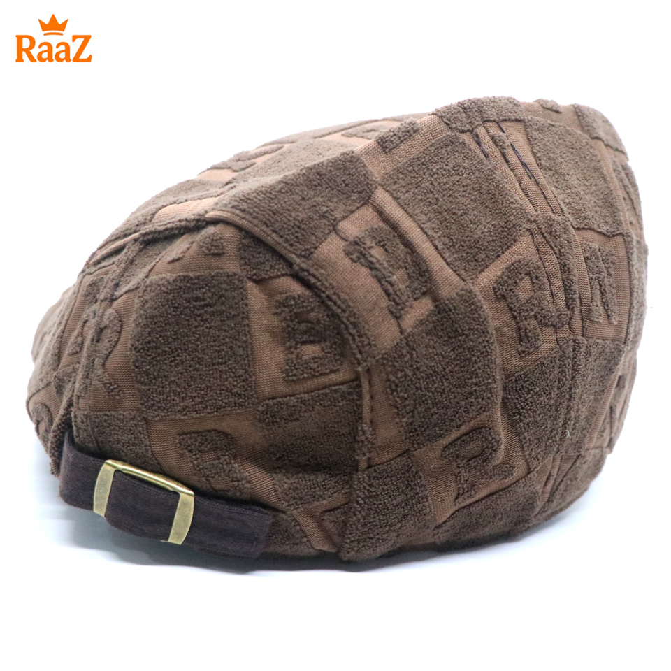 Picture of Coffee Shade Wool Men’s Outdoor Adjustable Driving Cap – Vintage Style Duckbill Hat