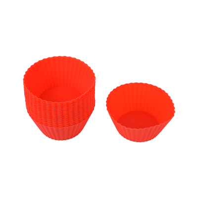 Picture of Colorful Silicone Molds | Reusable Baking Cups for Muffins & Cupcakes | Non-Stick Bakeware for Easy Release | Durable & Fun Kitchen Accessory