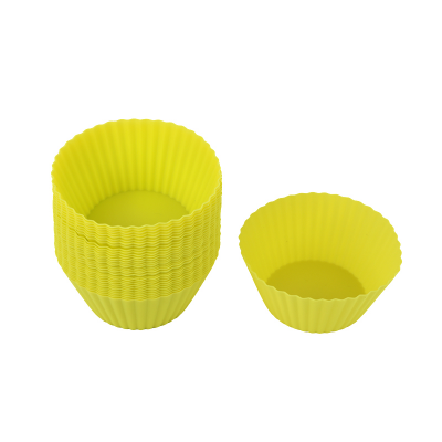 Picture of Colorful Silicone Molds | Reusable Baking Cups for Muffins & Cupcakes | Non-Stick Bakeware for Easy Release | Durable & Fun Kitchen Accessory
