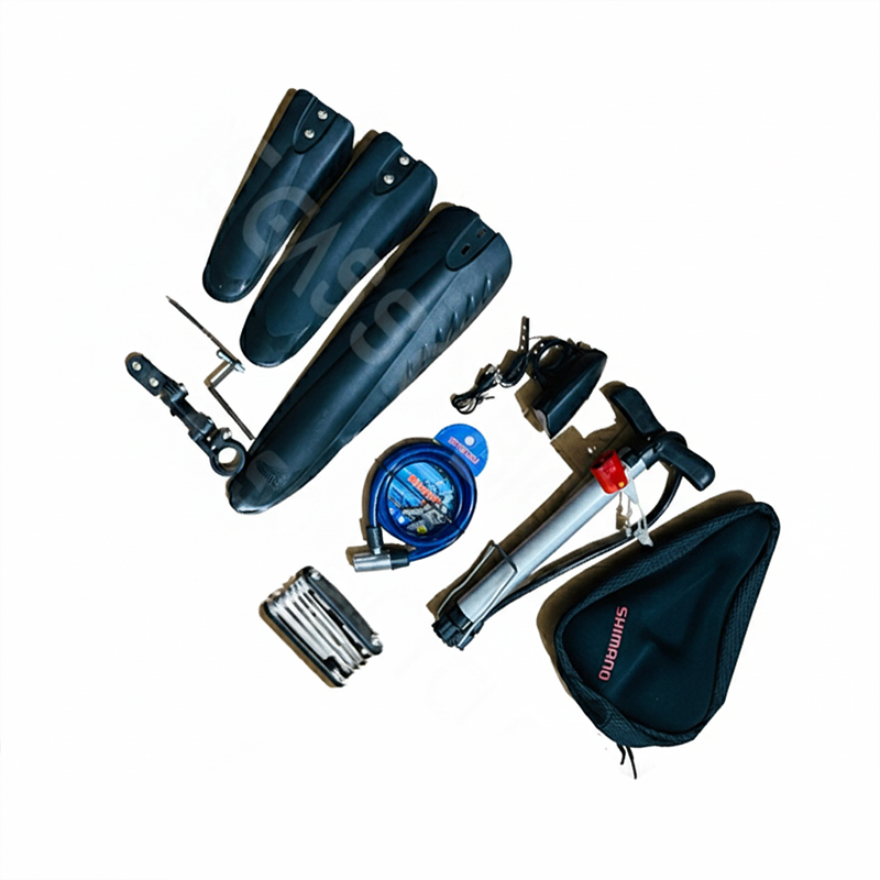 Picture of Bicycle Accessories 6 Item - Basic Package (Black)