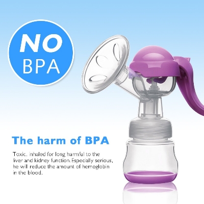 Picture of Manual Breast pump for mother care-Manual Breast Pump with 150ml Bottle