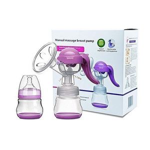 Picture of Manual Breast pump for mother care-Manual Breast Pump with 150ml Bottle