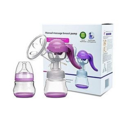 Picture of Manual Breast pump for mother care-Manual Breast Pump with 150ml Bottle