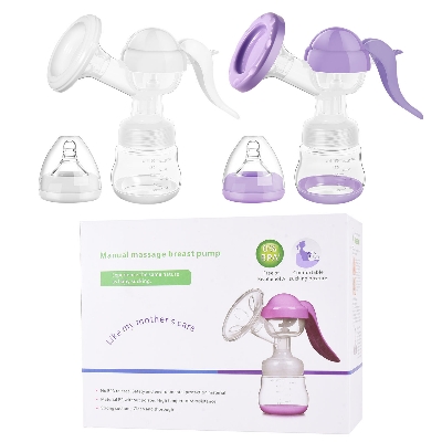 Picture of Manual Breast pump for mother care-Manual Breast Pump with 150ml Bottle