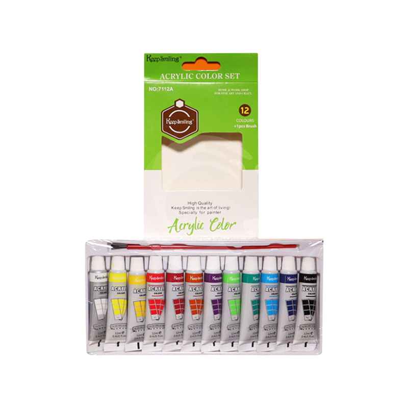 Picture of KeepSmiling Acrylic Colour 12ml 12 Shaes,Keep Smiling