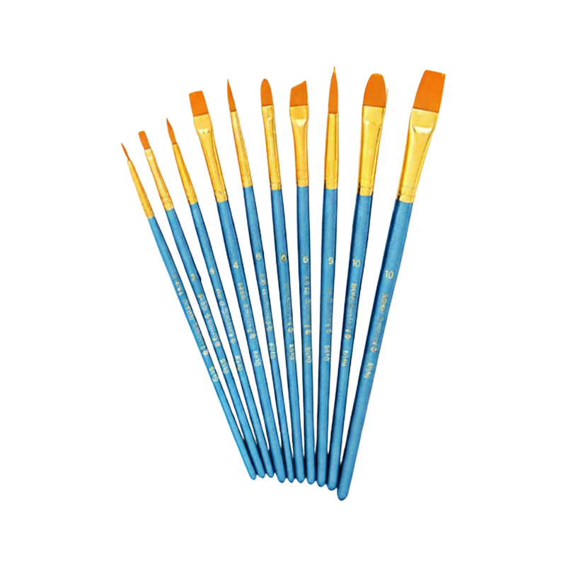 Picture of Keep Smiling Art Paint Brush Set-10 pcs Set