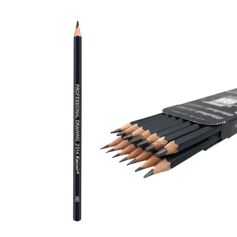 Picture of Kasmir 12 pcs Sketch Drawing Pencils set 6B