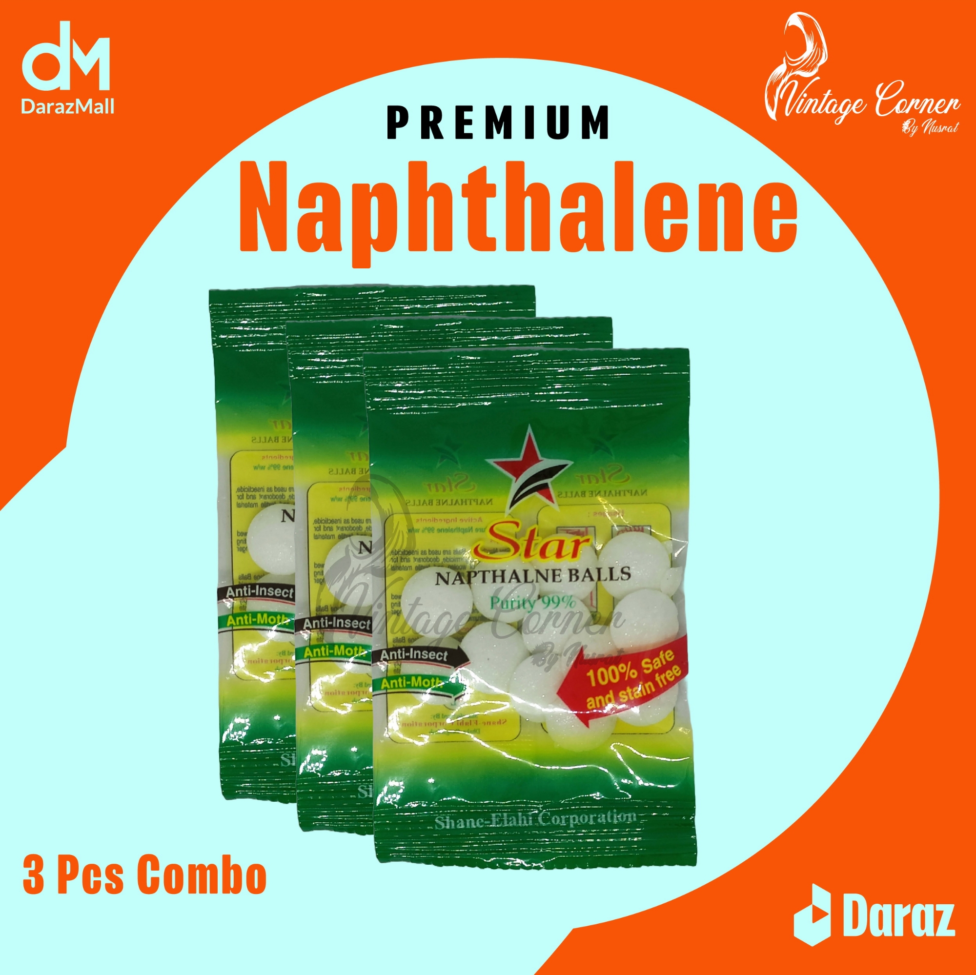 Picture of Naphthalene Balls 3 Pack Combo