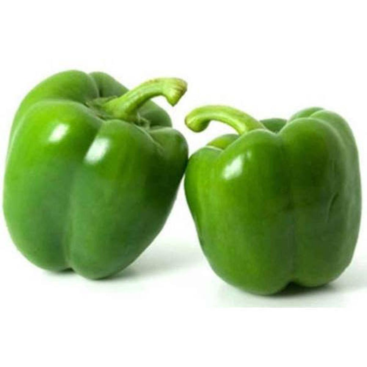 Picture of Green Capsicum Seeds 0.1gm Hybrid
