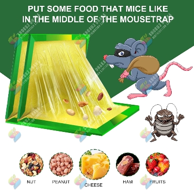 Picture of 1pc Strong Mouse Sticky Board Rat Glue Snare Trap Mice Catcher Safe RAT BAIT