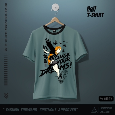 Picture of Haikyu -Hinata Fly High Anime T-Shirt