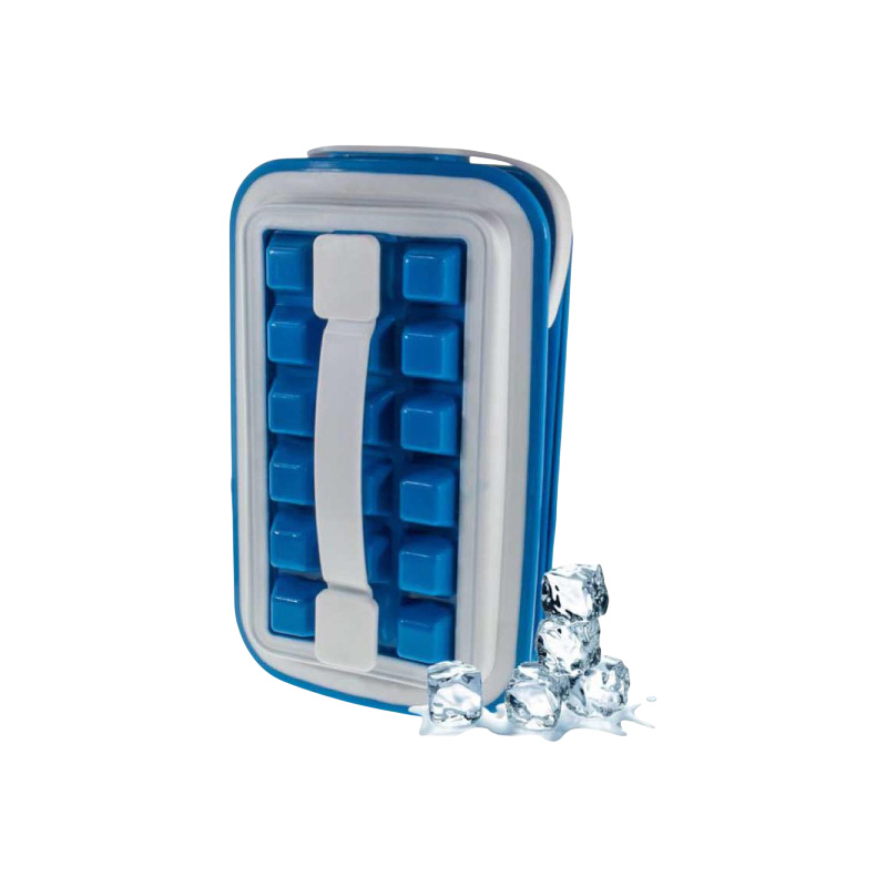 Picture of Portable Silicone Ice Ball Maker Tray Foldable Kettle Storage Ice Box Kitchen Frozen Beverage Ice Cube Bag Mold