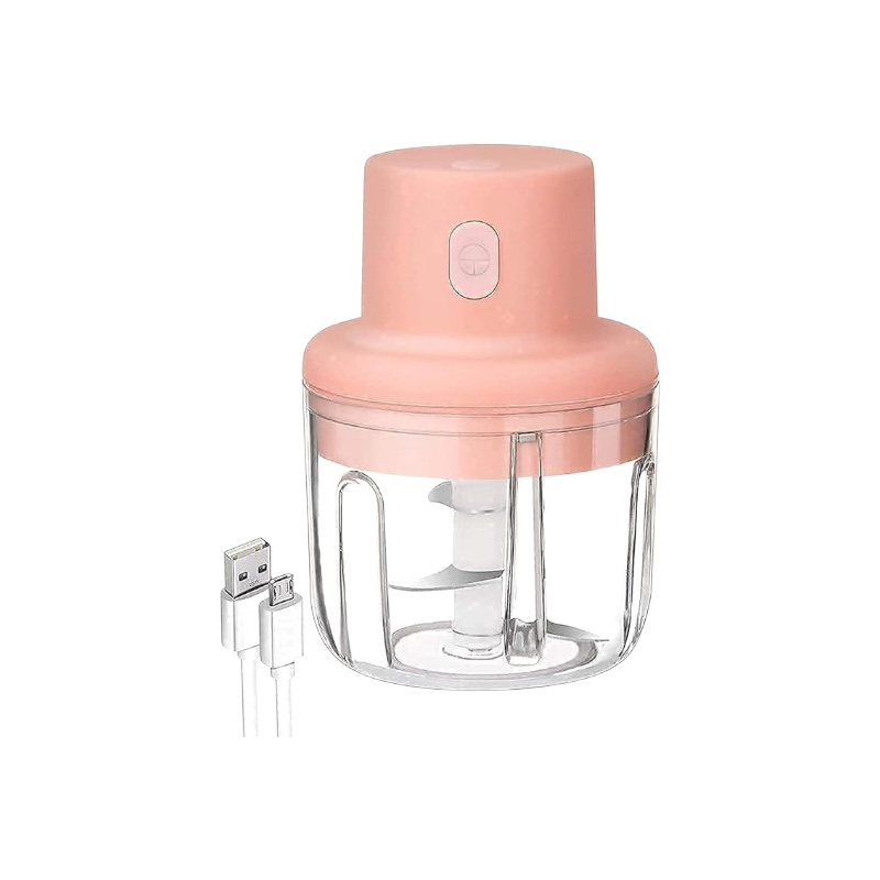 Picture of Electric Garlic Chopper, Blender,Portable Mini Food Processor, Cordless Food Crusher Processor with USB Charging for Fruits, Vegetables, Onion, Spice, Ginger, Chili.45 watt (250 ML)