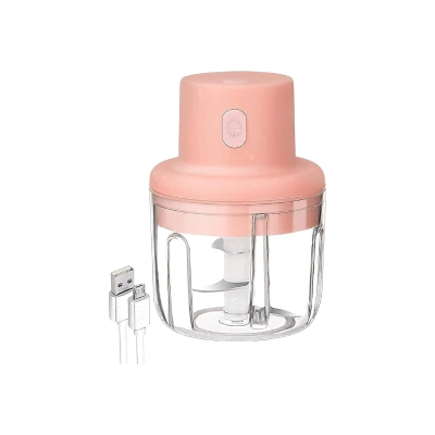 Picture of Electric Garlic Chopper, Blender,Portable Mini Food Processor, Cordless Food Crusher Processor with USB Charging for Fruits, Vegetables, Onion, Spice, Ginger, Chili.45 watt (250 ML)