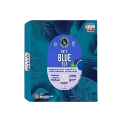 Picture of Weight Loss Slimming Anti Aging Hair Fall preventing Keto Blue Tea for Women and Men The Best Fat Burner and The Natural Appetite suppressant and Increase Satiety