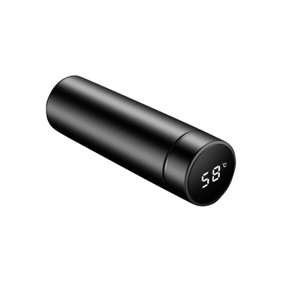 Picture of Stainless Steel Digital Flask Vacuum Thermal Flask with LED Temperature Display  and Double Walled Vacuum Leak Proof Lid for Traveling, Gym, Outdoor Walk and Running