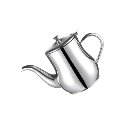 Picture of Stainless Steel Oil Filter Pot,New Stainless Steel Oiler With Removable Strainer, 304 Stainless Steel Oiler Grease for Kitchen with Strainer Tea Pot Kettle (34 oz)