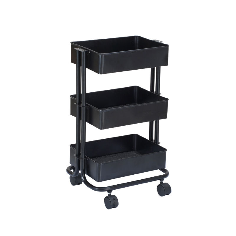 Picture of Metal Mesh Utility Cart Small -Black