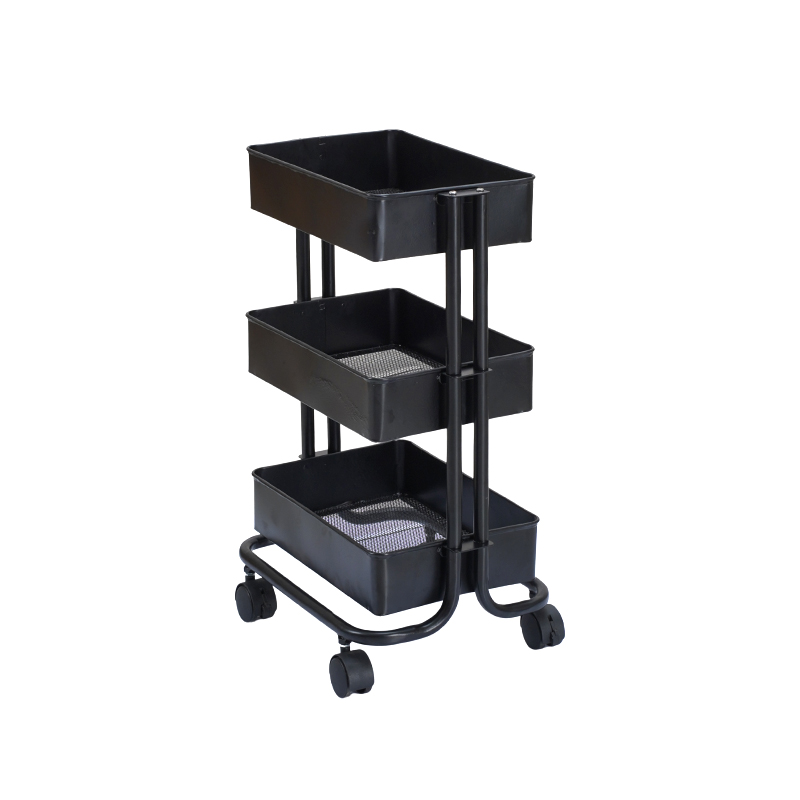 Picture of Metal Mesh Utility Cart Small -Black