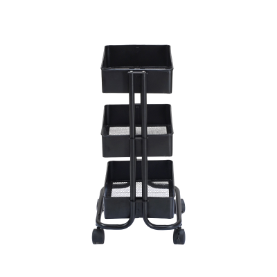 Picture of Metal Mesh Utility Cart Small -Black