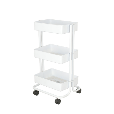 Picture of Metal Mesh Utility Cart Big -White
