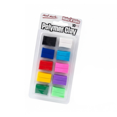 Picture of Mont Marte Make & Bake Polymer Clay  10 Color 10 Pcs