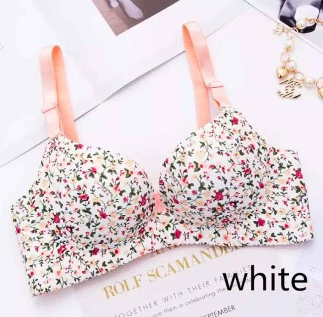 Picture of Premium Floral Push Up  Printed Bra for Women - Elevate Your Style and Comfort with Delicate Florals, Seamless Design, and Enhanced Support