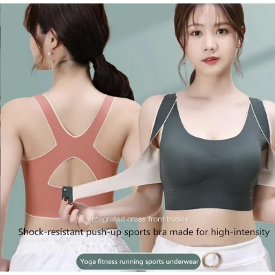 Picture of Imported Premium soft stretch comfortable push up sports bra Women-one piece