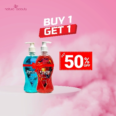 Picture of Buy 01 Nature Beauty Ocean Fresh Shower Gel & Get 01 Nature Beauty Fruity Shower Gel