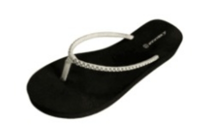 Picture of Ladies Lifestyle Black-White sandal