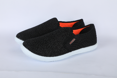 Picture of Women Ballet Flats Orange-Black