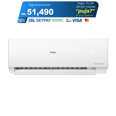 Picture of Haier 1.6 Ton 19000BTU Clean Cool Inverter Pro (HSU-19CleanCool)(INV)(Pro) (Best Price)