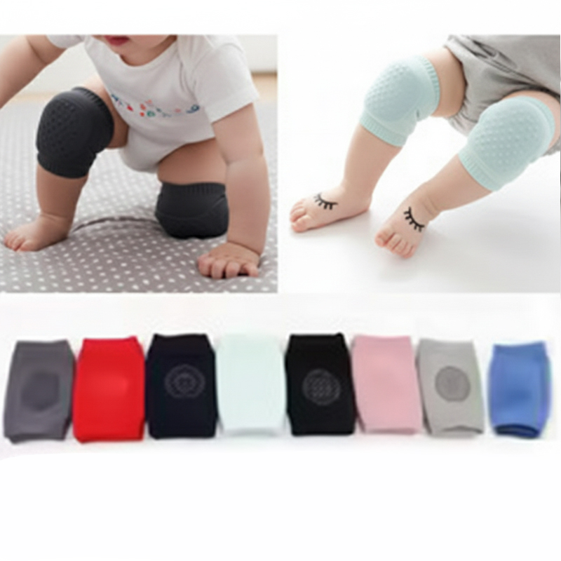 Picture of Children's Knee Pads Point Anti-slip Cotton Infant Knee Protection Breathable Sports Baby Crawling Elbow Leg Warmers Smart Cover