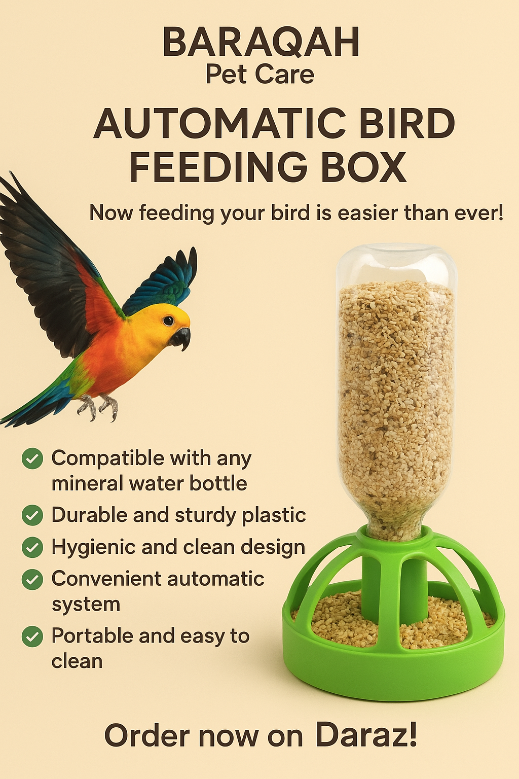 Automatic Bird Feeding Box